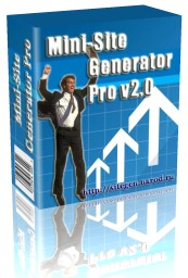 'Mini-Site Generator Pro v.2.0' - Ñîçäàé Ìèíè-Ñàéò ÎÄÍÈÌ êëèêîì ìûøè!